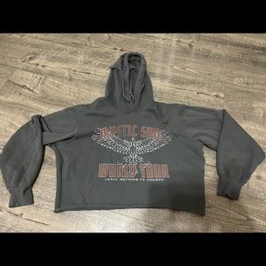 Color grey brand Abercrombie crop sweater woman XS